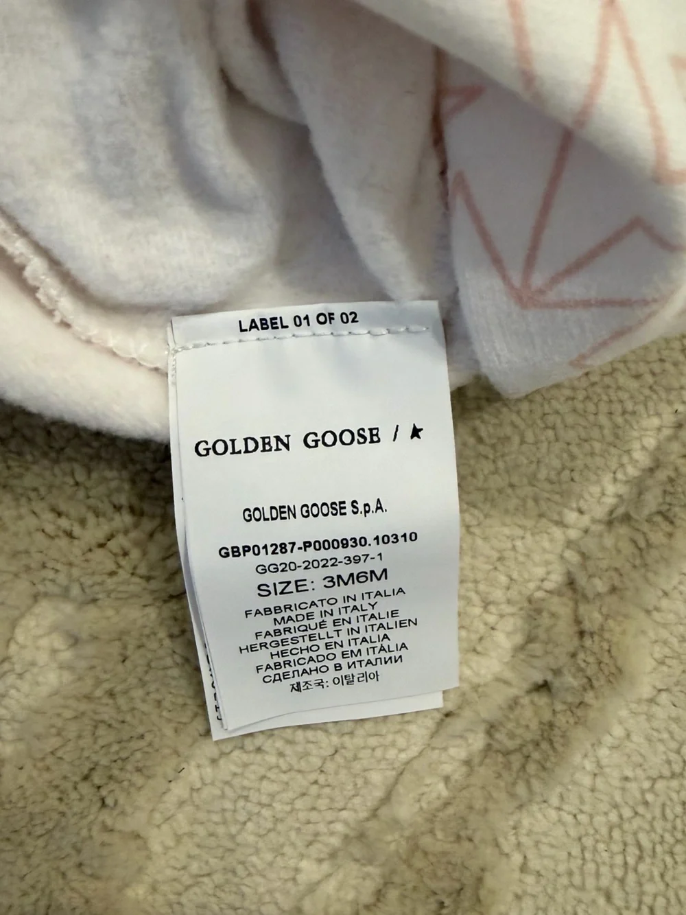 Golden Goose Star baby set